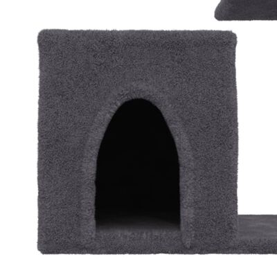 vidaXL Cat Tree with Sisal Scratching Posts Dark Grey 50.5 cm