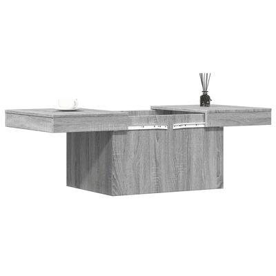 vidaXL Coffee Table Grey Sonoma 100x55x40 cm Engineered Wood