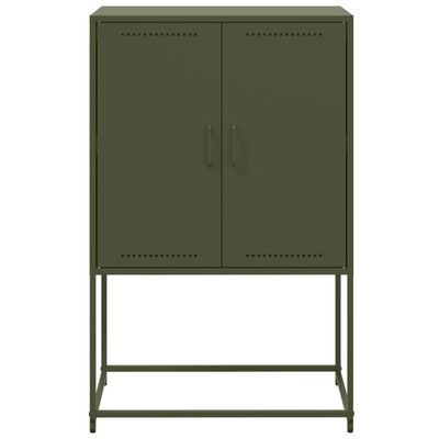 vidaXL TV Cabinet Olive Green 68x39x60.5 cm Steel