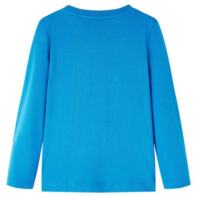 Kids' T-shirt with Long Sleeves Cobalt Blue 140