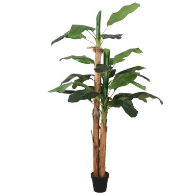 vidaXL Artificial Banana Tree 18 Leaves 150 cm Green