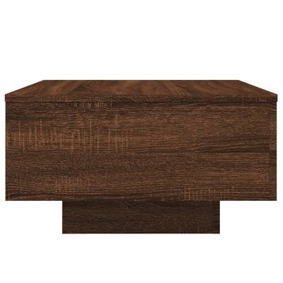 vidaXL Coffee Table Brown Oak 55x55x31 cm Engineered Wood