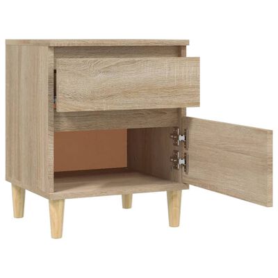 vidaXL Bedside Cabinet Sonoma Oak 40x35x50 cm