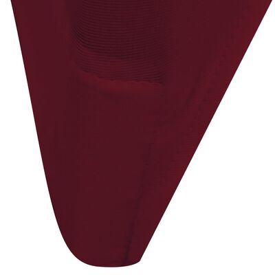 vidaXL Chair Cover Stretch Burgundy 18 pcs