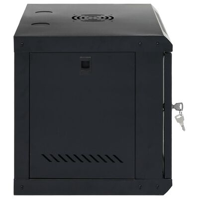 vidaXL 9U Wall Mounted Network Cabinet 19" IP20 53x40x45 cm