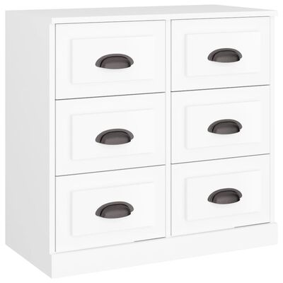 vidaXL Sideboards 3 pcs White Engineered Wood