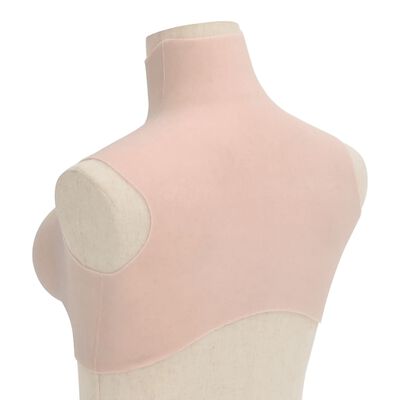 vidaXL Silicone Breastplate Caucasian D Cup