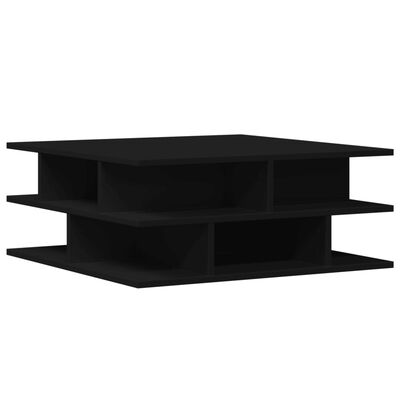 vidaXL Coffee Table Black 70x70x29 cm Engineered Wood