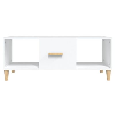 vidaXL Coffee Table White 102x50x40 cm Engineered Wood