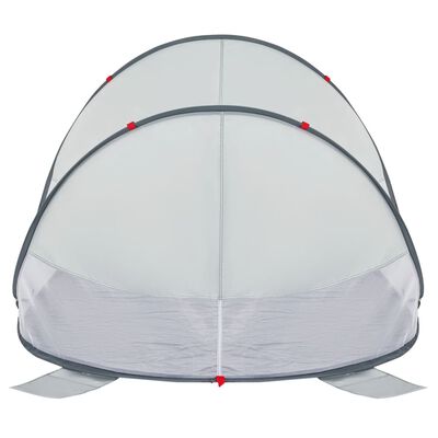 vidaXL Beach Tent Grey Pop-up Waterproof