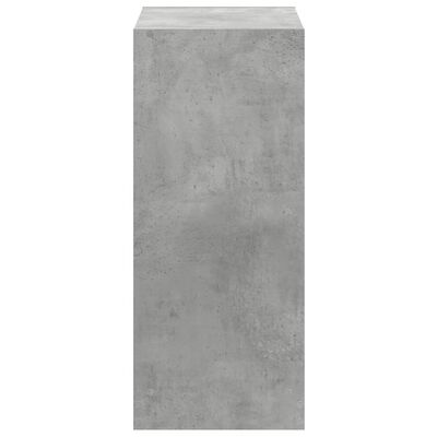 vidaXL Bookcase Concrete Grey 68.5x32x75 cm Engineered Wood