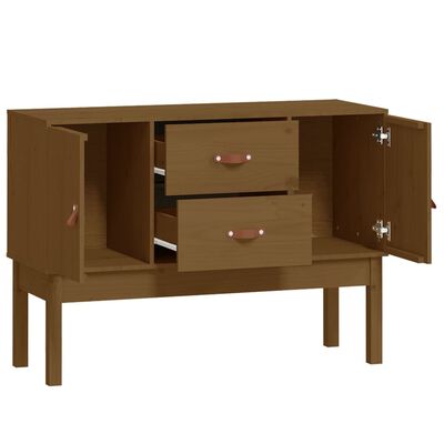 vidaXL Sideboard Honey Brown 110x40x78 cm Solid Wood Pine