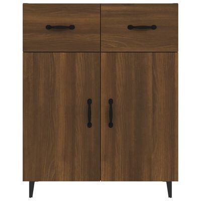 vidaXL Sideboard Brown Oak 69.5x34x90 cm Engineered Wood