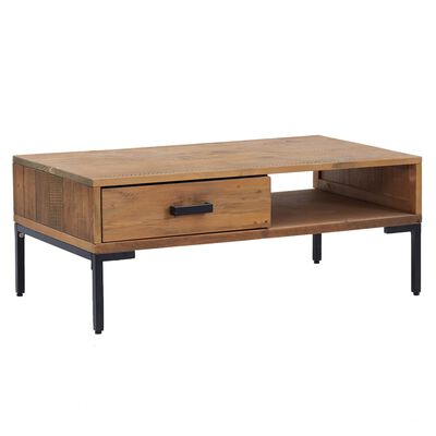 vidaXL Coffee Table 90x50x35 cm Solid Pinewood