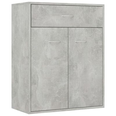 vidaXL Sideboard Concrete Grey 60x30x75 cm Engineered Wood