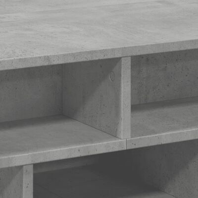 vidaXL Coffee Table Concrete Grey 70x70x29 cm Engineered Wood