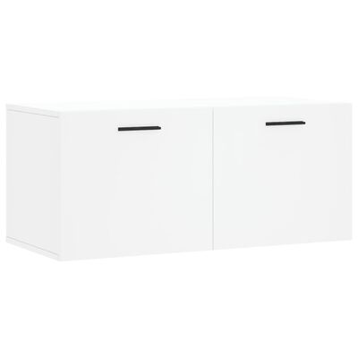 vidaXL Wall Cabinet White 80x36.5x35 cm Engineered Wood