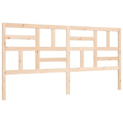 vidaXL Bed Frame without Mattress Super King Size Solid Wood Pine