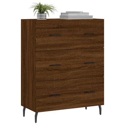 vidaXL Sideboard Brown Oak 69.5x34x90 cm Engineered Wood