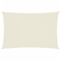 vidaXL Sunshade Sail Oxford Fabric Rectangular 2x4 m Cream