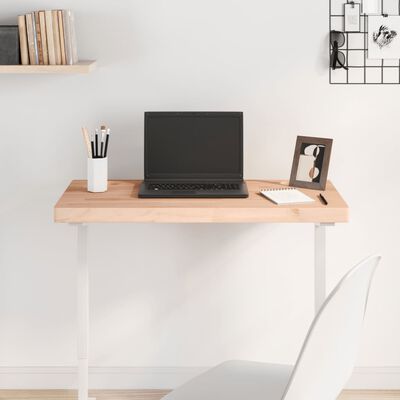 vidaXL Desk Top 80x40x4 cm Solid Wood Beech