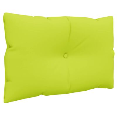 vidaXL Pallet Cushions 3 pcs Bright Green Fabric