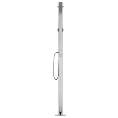 vidaXL Garden Shower 215 cm Aluminium