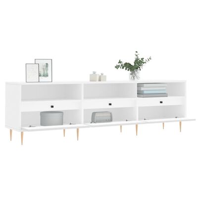 vidaXL TV Cabinet White 150x30x44.5 cm Engineered Wood