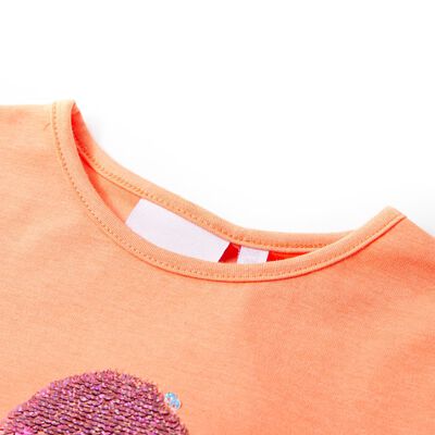 Kids' T-shirt Neon Orange 128