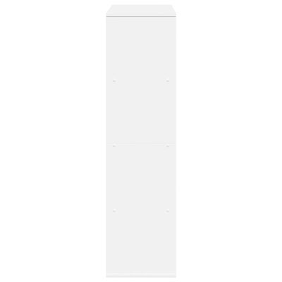 vidaXL Room Divider White 100x33x125.5 cm Engineered Wood