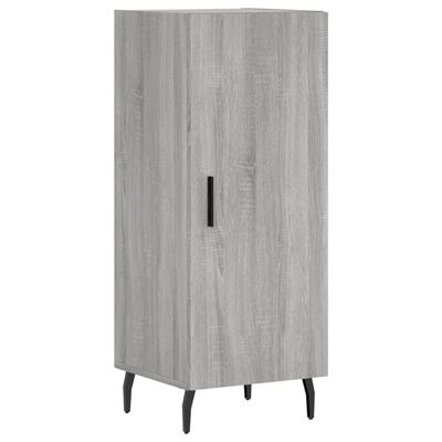 vidaXL Highboard Grey Sonoma 34.5x34x180 cm Engineered Wood