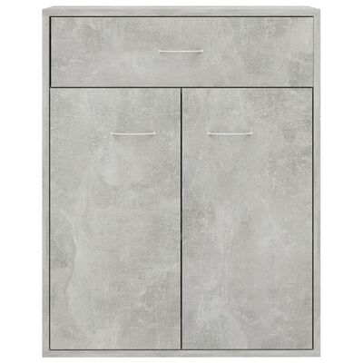 vidaXL Sideboard Concrete Grey 60x30x75 cm Engineered Wood