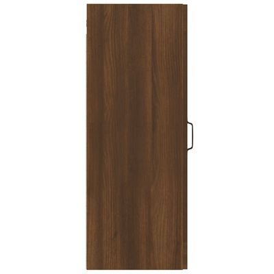 vidaXL Hanging Wall Cabinet Brown Oak 34.5x34x90 cm