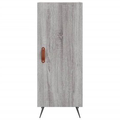 vidaXL Highboard Grey Sonoma 34.5x34x180 cm Engineered Wood