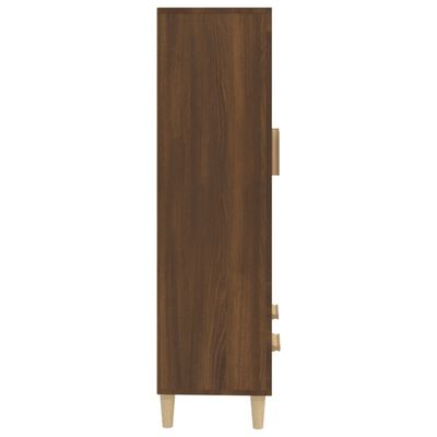 vidaXL Highboard Brown Oak 70x31x115 cm Engineered Wood