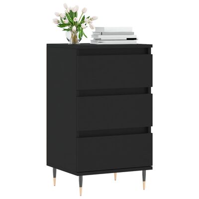 vidaXL Sideboard Black 40x35x70 cm Engineered Wood