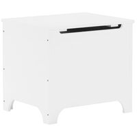 vidaXL Storage Box with Lid RANA White 60x49x54 cm Solid Wood Pine