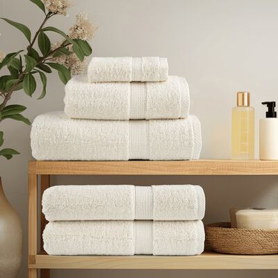 vidaXL Premium Guest Towels SOLUND 10 pcs Cream 30x50 cm 600 gsm