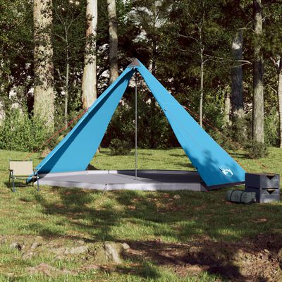 vidaXL Family Tent Tipi 8-Person Blue Waterproof