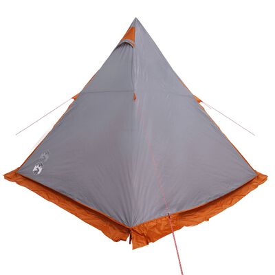 vidaXL Family Tent Tipi 6-Person Grey Waterproof