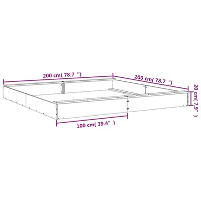 vidaXL Sandbox with Seats Grey Square Solid Wood Pine