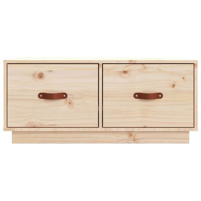 vidaXL TV Cabinet 80x34x35 cm Solid Wood Pine