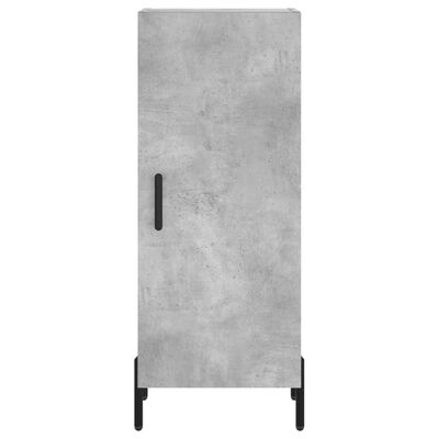 vidaXL Highboard Concrete Grey 34.5x34x180 cm Engineered Wood