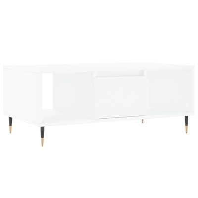 vidaXL Coffee Table White 90x50x36.5 cm Engineered Wood