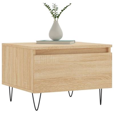 vidaXL Coffee Tables 2 pcs Sonoma Oak 50x46x35 cm Engineered Wood