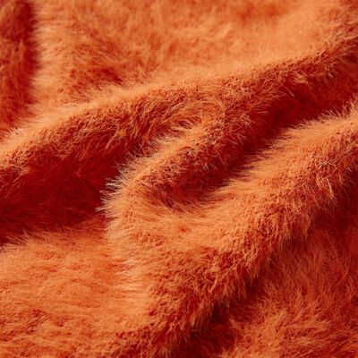 Kids' Sweater Knitted Burnt Orange 128