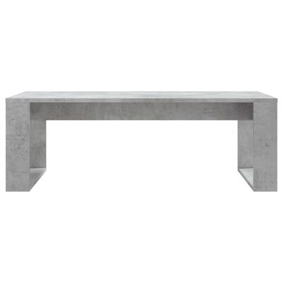 vidaXL Coffee Table Concrete Grey 102x50x35 cm Engineered Wood