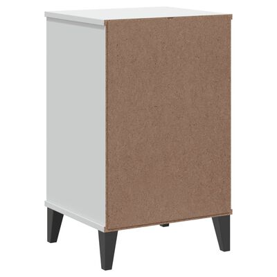 vidaXL Bedside Cabinet VIKEN White Engineered Wood