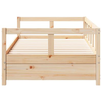 vidaXL Daybed without Mattress Natural 80x200 cm Solid Wood Pine