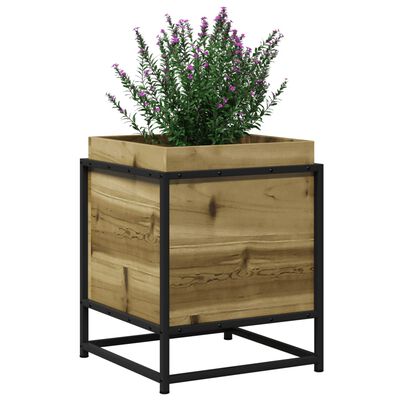 vidaXL Garden Planter 40x40x50 cm Impregnated Wood Pine